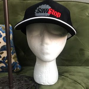 Men’s “sawstop.com” adjustable baseball cap. NWOT